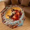 1pc Jesus Christ, Heavenly Realm Automatic Open/Close Umbrella with Windproof, 8-Rib Sturdy Canopy, Durable Ribs, Fashionable Design1192A