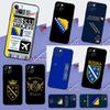 Паспорт Боснии и Герцеговины Чехол для телефона iPhone 16 15 14 Pro Max Для iPhone 13 11 12 Pro Max Mini 7 8 Plus XS X XR