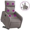 VidaXL Fauteuil Inclinable de Massage, Chaise de Relaxation avec Dossier et Repose-pied Réglables, Siège de Salon Salle de 3206715