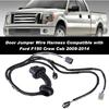 Жгут проводов для задней двери, совместимый с Ford F150 Crew Cab 2009-2014, сторона водителя, левая дверь, жгут проводов-перемычка, замена 9L3Z-14631-CAA