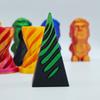 1 шт. Детская 3D-печатная игрушка-непоседа в виде спирального конуса, Невозможная пирамида, Сквозная скульптура, Антистресс, Снятие тревоги, Игрушка для взрослых