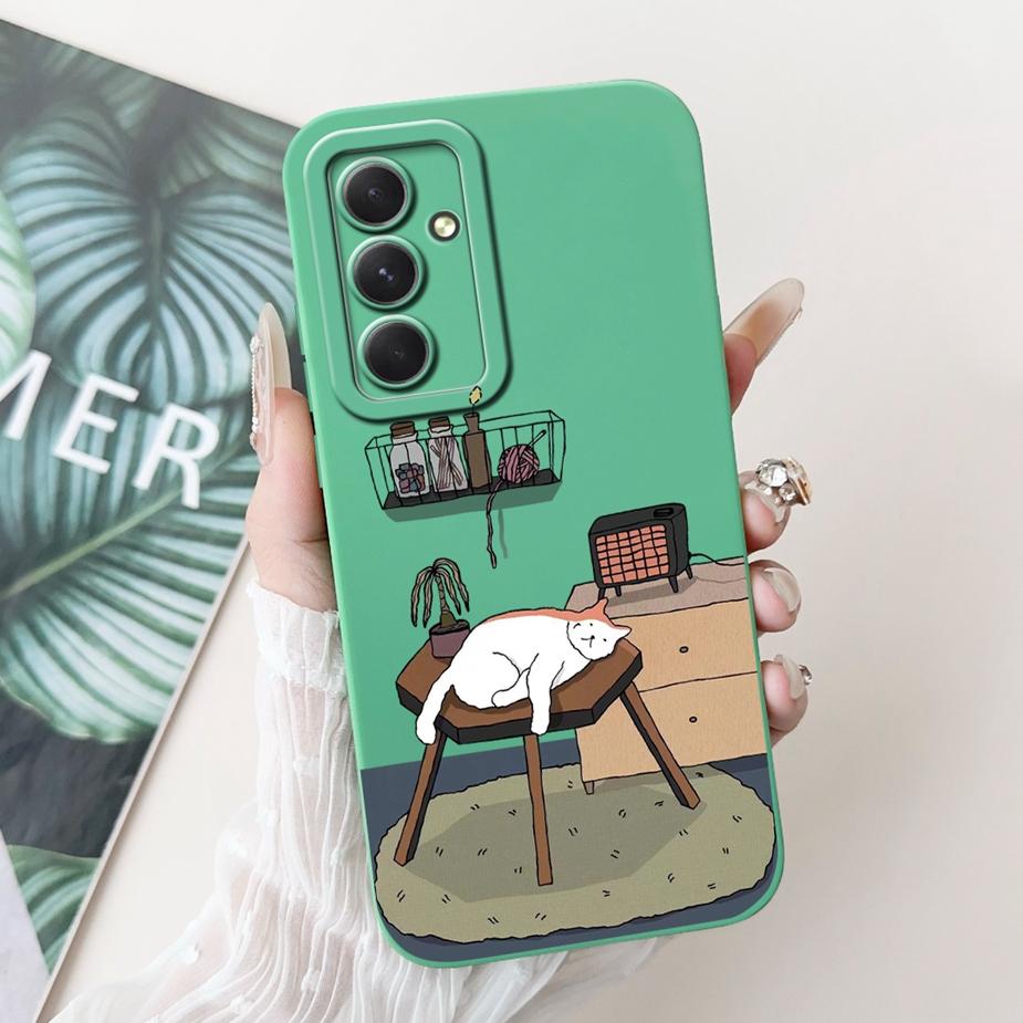 Чехол для Samsung Galaxy S24 FE SM-S721B Милый Модный Мультяшный Чехол Мягкий ТПУ Чехол для Телефона Для Samsung S24 FE S24FE Корпус 6.7'' Сумки