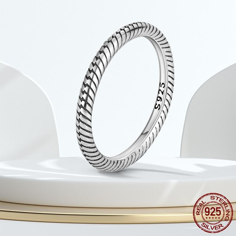 925 Silver Stackable Infinite Heart Daisy Flower Ring For Women Girl Original Silver 925 Rings Jewelry Gift