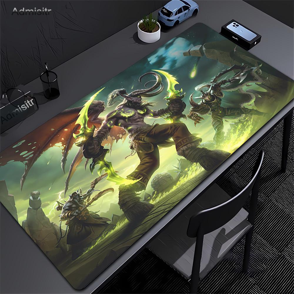 Игровой коврик для мыши World of Warcraft Игровой коврик для мыши ПК Компьютерные аксессуары Настольный коврик Xxl Игровые коврики Настольный коврик Офисные коврики для мыши