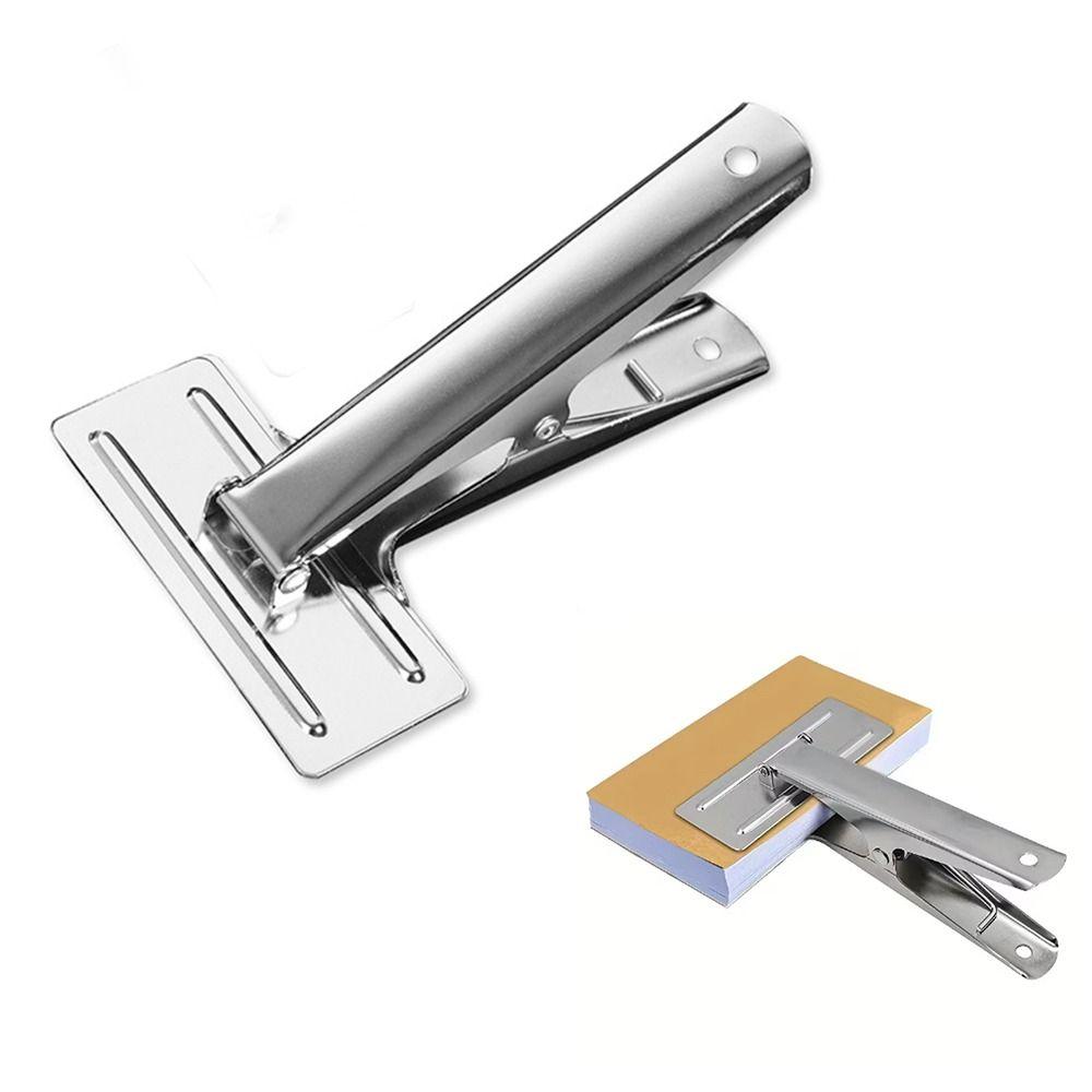 Large Binder Clip Steel Voucher Binding Clamp Strong Bills Document Binding Clip Office Supplies