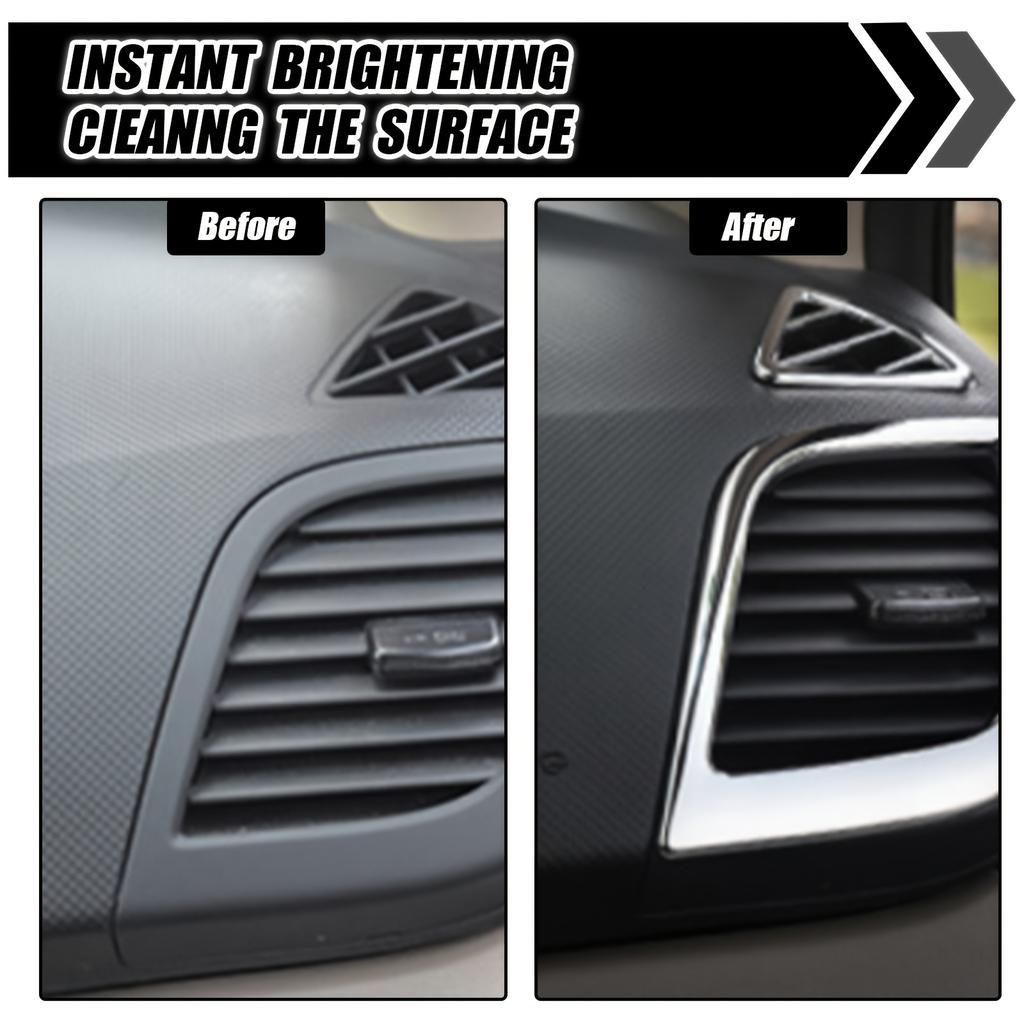 Pro Car Interior Renewal Wax - 5min UV Defense & Anti-Aging Polish for Multi-Surfaces