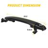 Car Rear Left Right Outside Sliding Door Handle For 04-10 Toyota Sienna Black