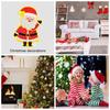 Santa Claus Tabletop Decorations Christmas Figurines Shelf Decorations Desk Decor Tabletop Decorative Collectible Santa Sign For