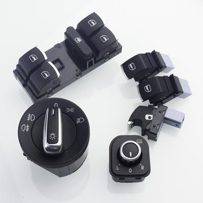 Хромированный европейский переключатель фар для Vw Golf 5 6 Gti Mk5 Mk6 Jetta 5 6 Passat B6 Touran Tiguan Seat Alhambra Oem 5nd941431a