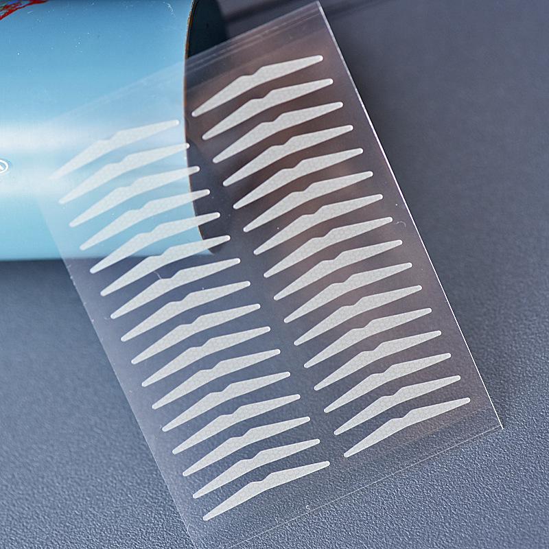 Матовые невидимые наклейки для двойных век для естественного вида - Маленькие крылышки, Высокая адгезия, Бесшовные для нависших век.