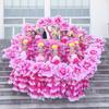 Hand Flower Dance Props The Simulation Flower 30/40/50cm Peony Artificial Flowers Dancing Props