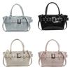 Tote Modern Large Bags Zipper Closure Polyester Lining Daily Commutes Trips