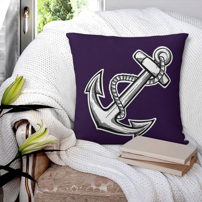 Наволочка с якорем Fremantle Dockers, чехол на подушку, полиэстер, декоративная наволочка на молнии, комфортная подушка-плед для дома, автомобиля