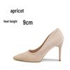 2024 Popular New Women's High Heel Black Stilettos In Suede, Perfect for Autumn and Winter Fashion.