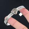 Womens day Deal 925 Silver Montana Agate Gemstone Daughter Ethnic Bangle Jewelry