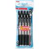 Шариковая ручка Pentel XBK127-5 на масляной основе, 0,7 мм, черная, упаковка 5 шт.