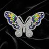 2026 Recommend Luxury Brass Plated Zircon Butterfly Brooch for Unisex Children's All Occasions Wedding Party Engagement or Gift