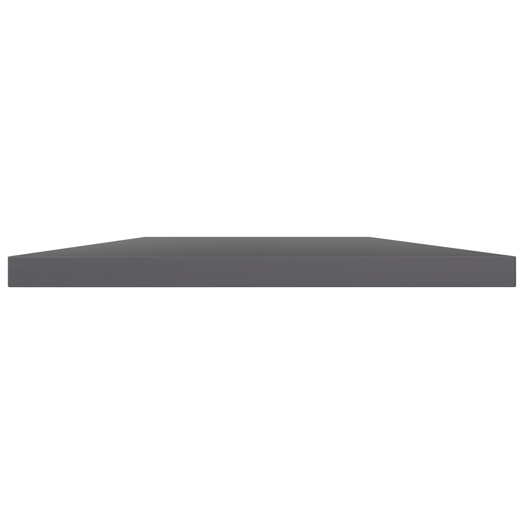Shelf Boards 8 pcs High Gloss Grey 60 x 40 x 1.5 cm
