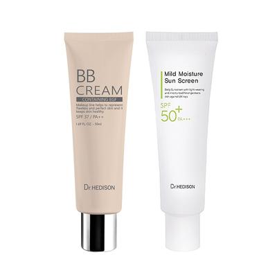 Доктор. Бальзам Hedison Blemish Balm 50 мл + солнцезащитный крем Mild Moisture Sun Cream 50 мл, набор, 1 шт.