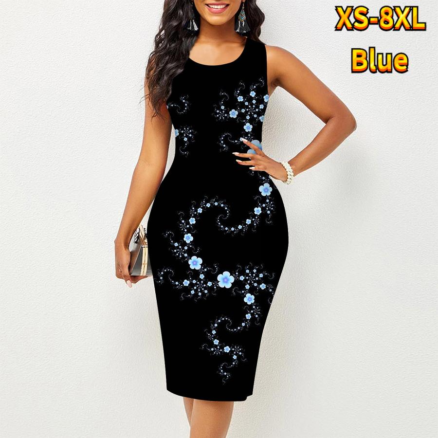 Женское платье Sling Summer Peach Blossoms Print Dresses Tight без рукавов Slim Fit Sexy Fashion Top Clothing