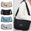 2025 New Fashion Messenger Bag Large-capacity Nylon Canvas Shoulder Bag Multi-compartment Lightweight Simple Crossbody Bag