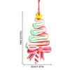 Украшение для дома Мини Рождественская елка Рождественская конфета Подвеска витая Новогодняя подвесная вечеринка