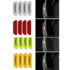 YIDELI Car Reflective Stickers Reflective Stickers, Set of 4 Aopen Anti-collision Warning Stickers, Car