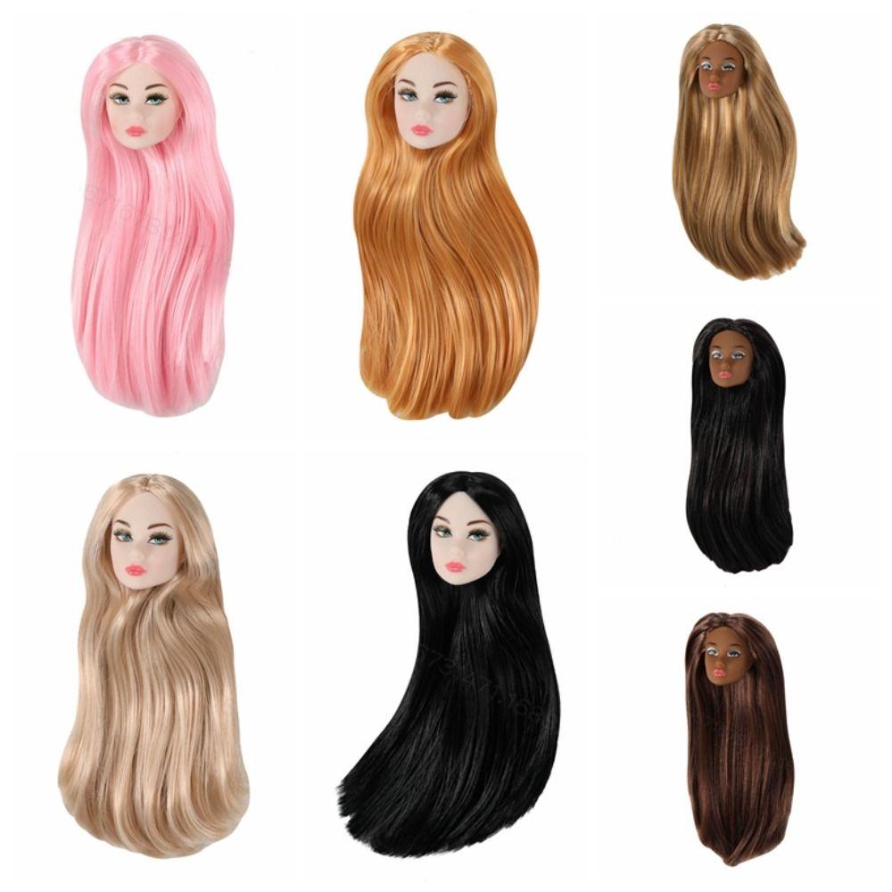 Curly Hair 1/6 Doll Head White/normal/chocolate 30cm Dolls Head Supermodel Doll Head Collection