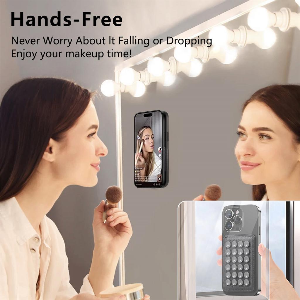 MC-W18 Magnetic Phone Back Stand Silicone Suction Cup Phone Mount
