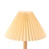 1Pc Ceiling Decor Fabric Pleated Lampshade Modern Washable Table Lamp Cover Diy Retro Chandelier Cloth Cover Living Dining Room