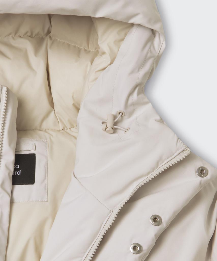 Musinsa Standard Minimal Hooded Down Short Padded Jacket [Dusty Cream]