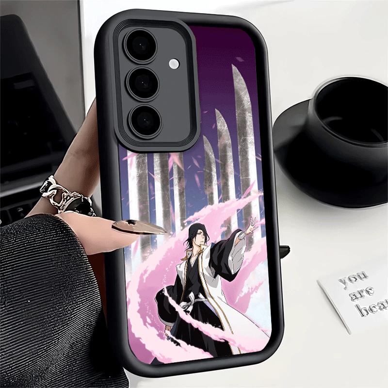Чехол для телефона для Samsung Galaxy A17 A16 A15 A14 A13 Bleach Кучики Бьякуя A56 A36 A26 A55 A35 A25 A54 A34 A24 A53 A33 A23 A07 A06