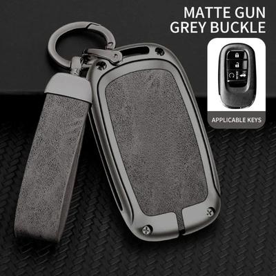 Чехол-брелок из цинкового сплава для ключа автомобиля Honda HRV, Защитный брелок, Сумка для ключей, Бесключевой доступ, Персональный стиль, Аксессуар для интерьера