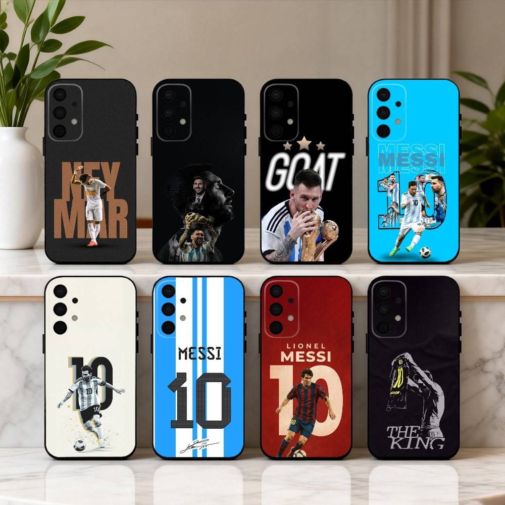 S-Суперзвезда-М-МессиS-10-ПечатьS Чехол для телефона Samsung Galaxy A73,A72,A71,A70,A53,A52,A51,Мягкий силиконовый черный чехол