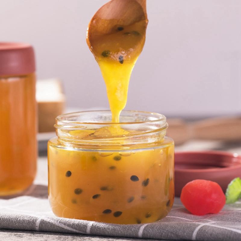 2pcs 280ml Empty Glass Cream Jar Sealable Food Jar Portable Kitchen Storage Jar Snack Storage Bottle Cosmetic Container