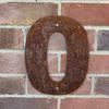 Rustic Metal Letter and Number Signs, Rusted Home Addresses, Postal Door Numbers, Outdoor Wall Decorations, Vintage Numbers
