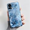 For TCL 50 LE K23 K24 Case Back Cover Luxury Butterfly Flowers Black Shockproof Soft Silicone Bumper Phone Casing TCL 50LE Coque