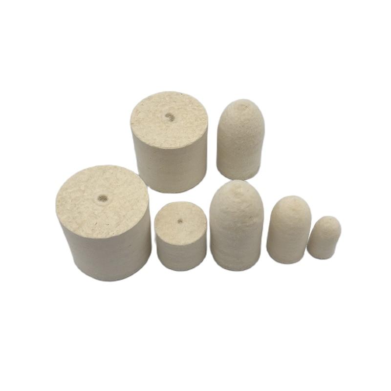 Стоматологическая лаборатория, демонтированные войлочные колеса, цилиндры, конусы, точка Боба, полировка, шерсть, полировка, вращающиеся инструменты, стоматология, одонтология