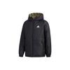 Adidas Reversible Down Jacket With Solid Logo Print Men Outerwear Khaki-Brown EH4009