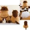 Adorable New Style Plush Working Pony Toy Cuddly Stuffed Animal Pillow Gift For Girls