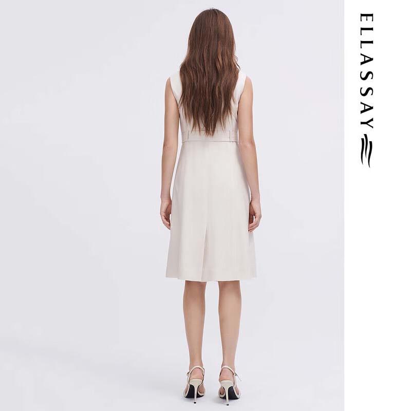 ELLASSAY Женское ацетатное платье-жилет А-силуэта