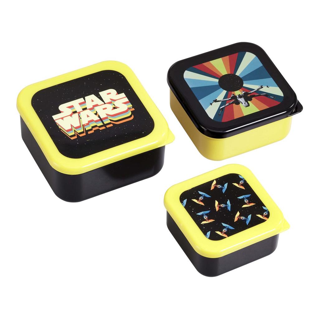 Star Wars Vehicles PVC Retro Lunch Box Set (Pack of 3)