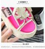 Женская обувь Fish Mouth Cool Half Slippers 2024 Летняя новая одежда на толстой подошве Модные атласные повседневные парусиновые тапочки