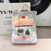 Storage Bag Mesh Bag Cute Cartoon Cat Machine Wash Bag Portable Laundry Bag