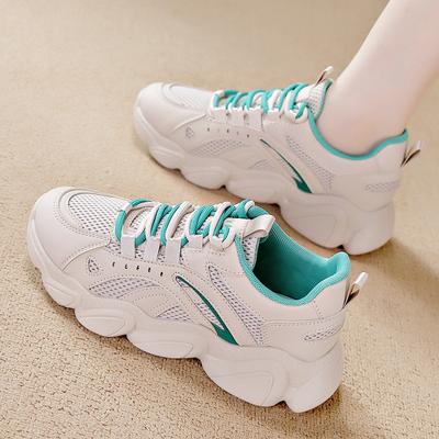 2024 новые универсальные туфли для пап на платформе женские сетчатые кроссовки повседневные, удобные и дышащие четырехсезонные туфли для пап