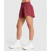 Gymshark Retro Waistband Shorts Washed Red B8a6n Rbs5