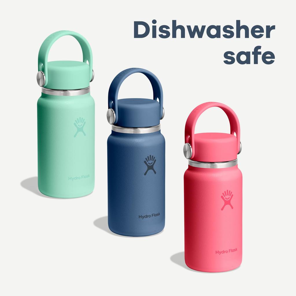 Hydro Flask МикроГидро Изолированная Бутылка для Воды из Нержавеющей Стали 200 мл Белая