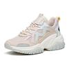 Anta Mesh, Synthetic Leather Abrasion Resistant Breathable Low top Chunky Sneakers Women's Lotus Gray 922027033-5