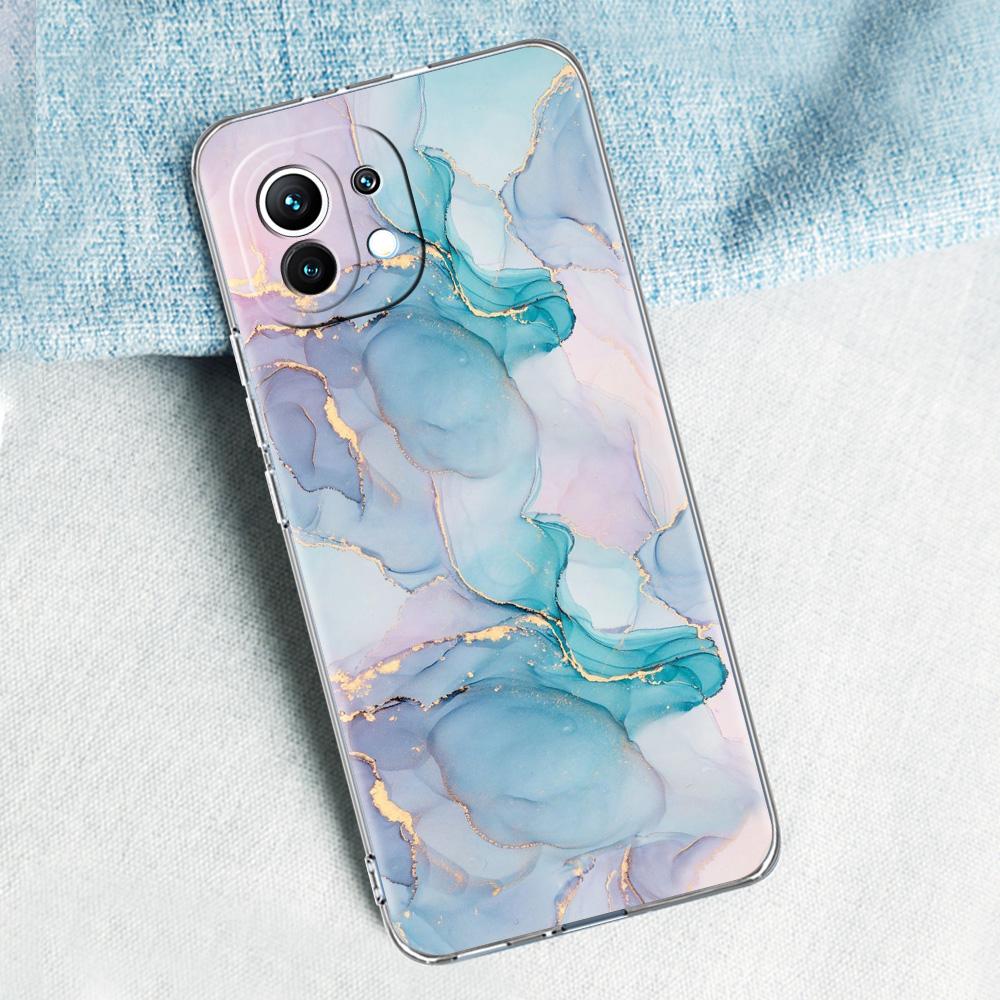 Marble For Poco X5 X3 NFC F5 F4 F3 M3 Clear Phone Case For Xiaomi 12T 12 13 Lite 11 Ultra Mi 10T 5G 11X Pro 11T Silicone Cover