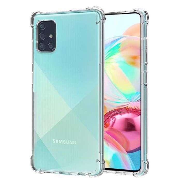 Для Samsung Galaxy A71, Прозрачный Мягкий Ударопрочный Бампер Чехол Защита от Царапин Силикон ТПУ Мягкий Чехол Защитный Силиконовый Чехол